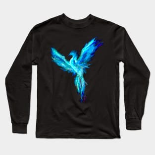 blue poster phoenix Long Sleeve T-Shirt